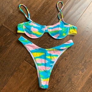 NWT Shein Colorful Bikini